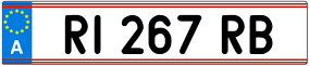 Truck License Plate